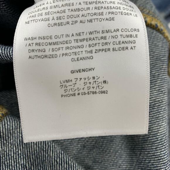 Authentic GIVENCHY Denim Short Midi Sleeveless Dress Frill Skirt 36 - Picture 9 of 10